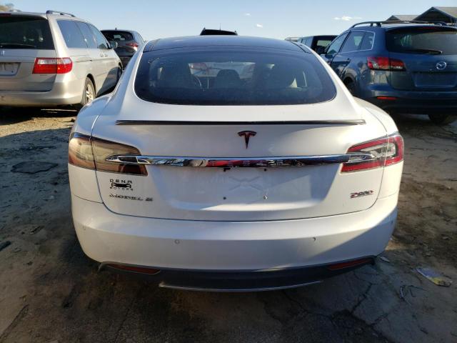 5YJSA1E40FF106501 - 2015 TESLA MODEL S Սպիտակ լուսանկար 6