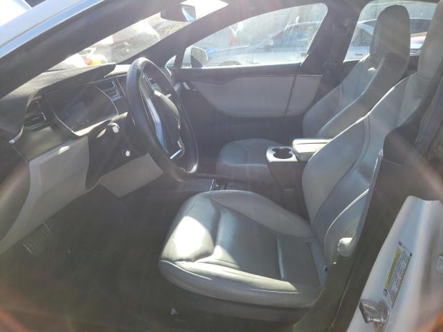 5YJSA1E40FF106501 - 2015 TESLA MODEL S Սպիտակ լուսանկար 7