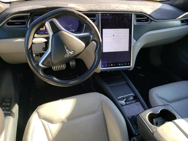 5YJSA1E40FF106501 - 2015 TESLA MODEL S Սպիտակ լուսանկար 8