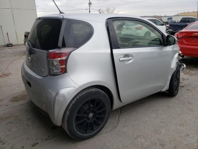 JTNJJXB09CJ018255 - 2012 TOYOTA SCION IQ SILVER photo 3