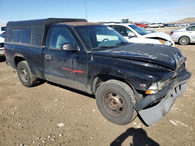 1B7FL26XXVS234756 - 1997 DODGE DAKOTA BLACK photo 4