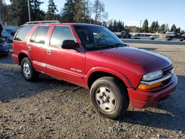 1GNDT13X53K149432 - 2003 CHEVROLET BLAZER RED photo 4