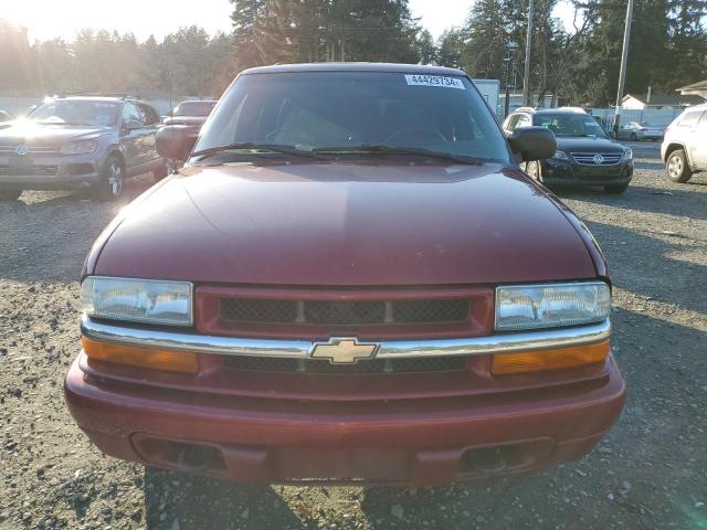 1GNDT13X53K149432 - 2003 CHEVROLET BLAZER RED photo 5