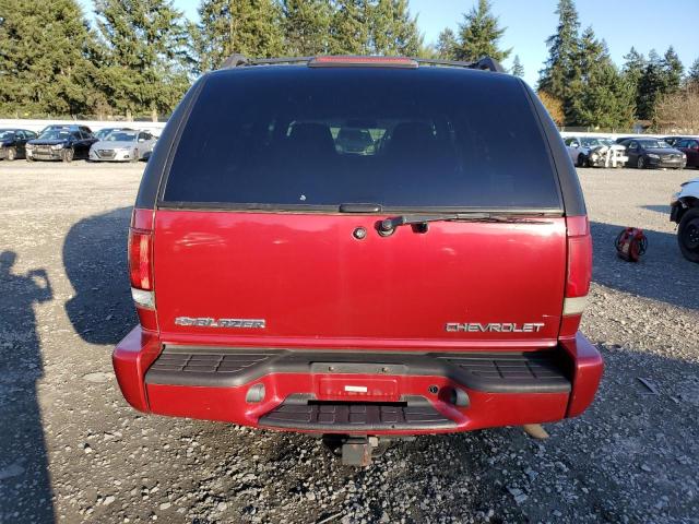 1GNDT13X53K149432 - 2003 CHEVROLET BLAZER RED photo 6