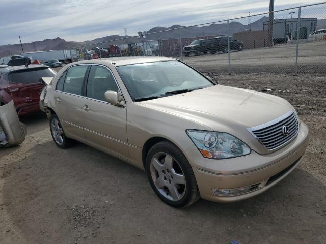 JTHBN36F055016506 - 2005 LEXUS LS 430 BEIGE photo 4