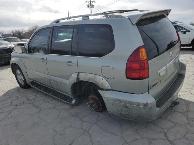 JTJBT20X350092458 - 2005 LEXUS GX 470 GRAY photo 2