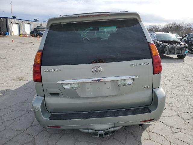 JTJBT20X350092458 - 2005 LEXUS GX 470 GRAY photo 6