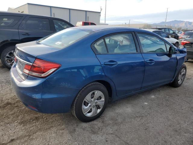 2HGFB2F57DH588470 - 2013 HONDA CIVIC LX BLUE photo 3