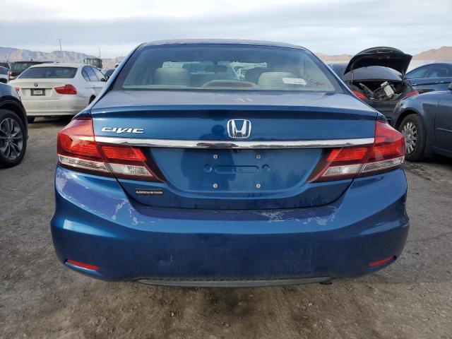 2HGFB2F57DH588470 - 2013 HONDA CIVIC LX BLUE photo 6