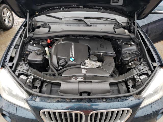 WBAVM5C51DVL63606 - 2013 BMW X1 XDRIVE35I TEAL photo 11