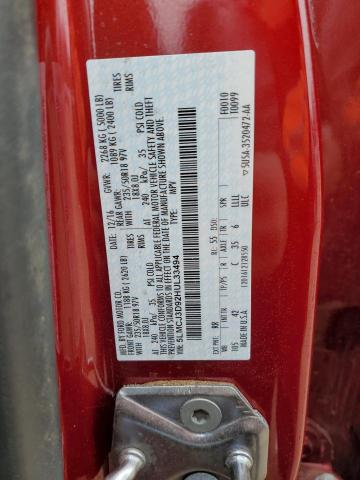 5LMCJ3D92HUL33494 - 2017 LINCOLN MKC RESERVE წითელი ფოტო 14