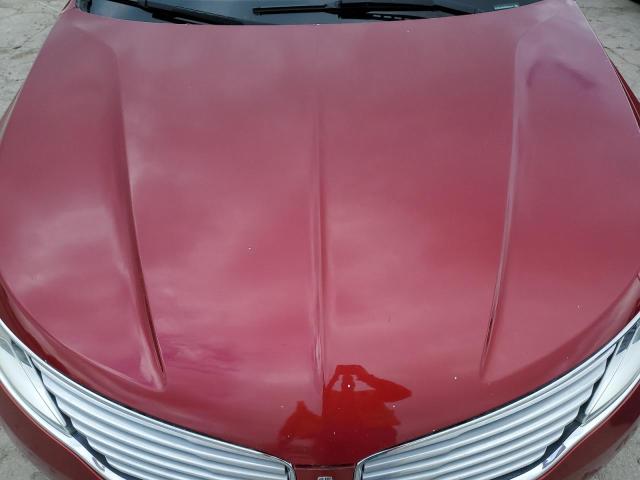 3LN6L2GK8DR821319 - 2013 LINCOLN MKZ RED photo 11
