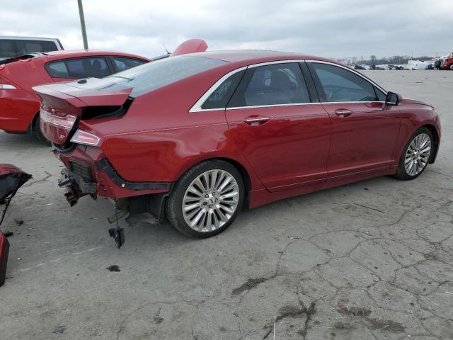 3LN6L2GK8DR821319 - 2013 LINCOLN MKZ RED photo 3