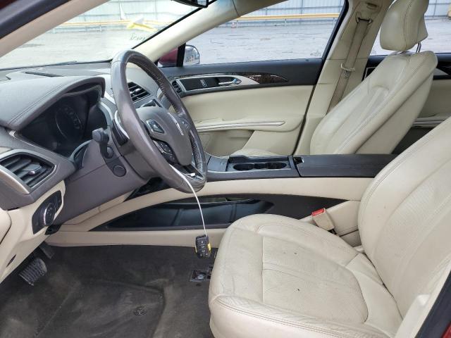 3LN6L2GK8DR821319 - 2013 LINCOLN MKZ RED photo 7