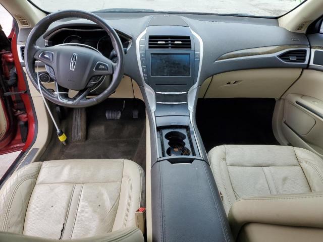 3LN6L2GK8DR821319 - 2013 LINCOLN MKZ RED photo 8