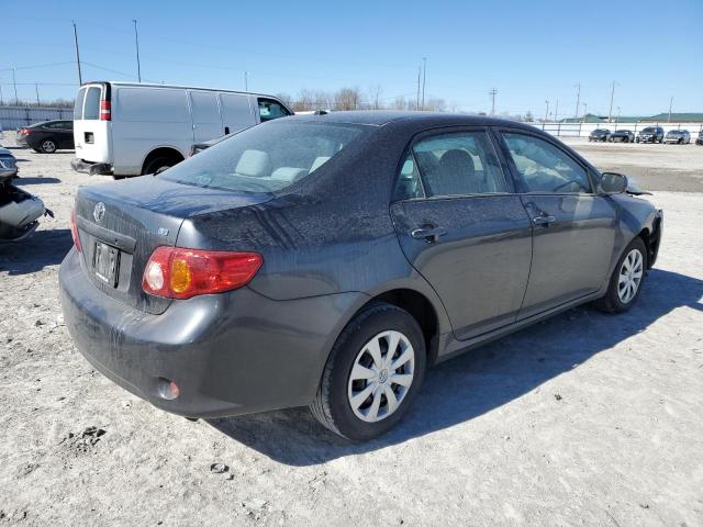 1NXBU4EE0AZ372761 - 2010 TOYOTA COROLLA BASE GRAY photo 3