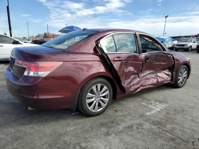 1HGCP2F89BA128950 - 2011 HONDA ACCORD EXL BURGUNDY photo 3