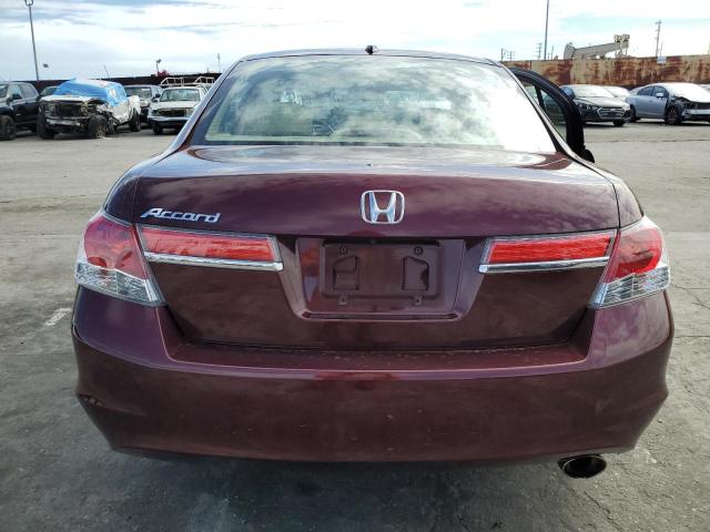 1HGCP2F89BA128950 - 2011 HONDA ACCORD EXL BURGUNDY photo 6