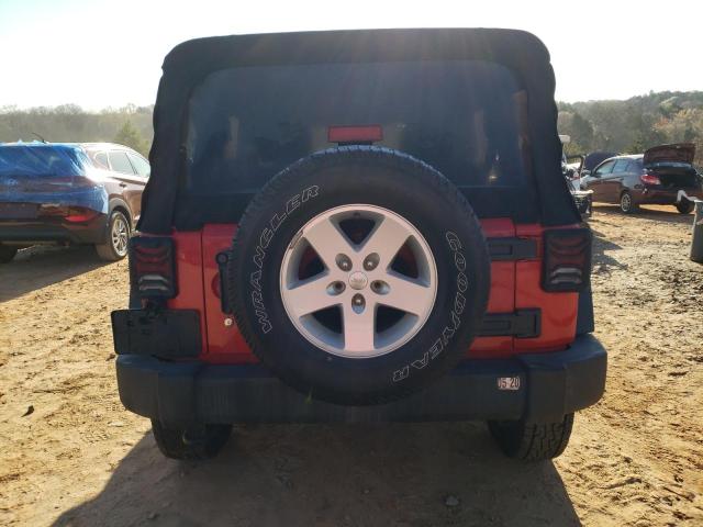 1C4HJWDG6JL923187 - 2018 JEEP WRANGLER U SPORT Червоний фото 6