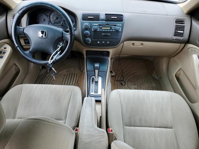 2HGES16554H573634 - 2004 HONDA CIVIC LX TAN photo 8