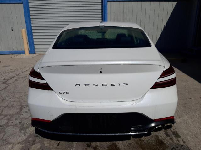 KMTG34TA2NU094997 - 2022 GENESIS G70 BASE WHITE photo 6