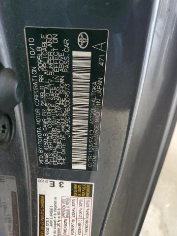 JTKJF5C79B3009573 - 2011 TOYOTA SCION TC 灰色 照片 12