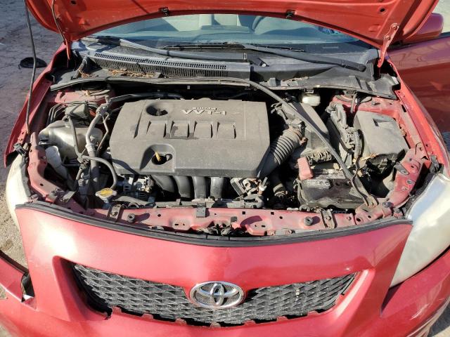 JTDBL40E799072941 - 2009 TOYOTA COROLLA BASE RED photo 11