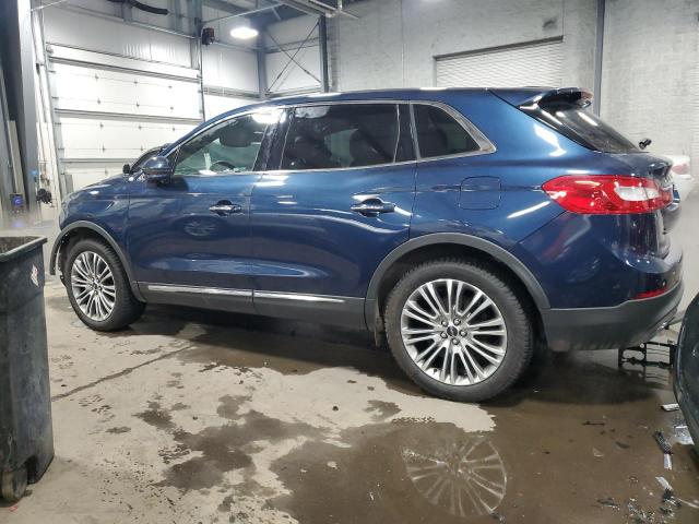 2LMPJ8LR8HBL46201 - 2017 LINCOLN MKX RESERVE Կապույտ լուսանկար 2