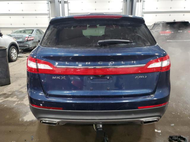 2LMPJ8LR8HBL46201 - 2017 LINCOLN MKX RESERVE Կապույտ լուսանկար 6