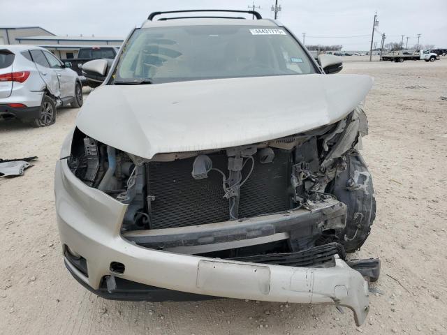 5TDKKRFH4ES035861 - 2014 TOYOTA HIGHLANDER XLE TAN photo 5