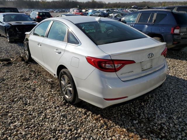 5NPE24AF9GH376087 - 2016 HYUNDAI SONATA SE WHITE photo 2