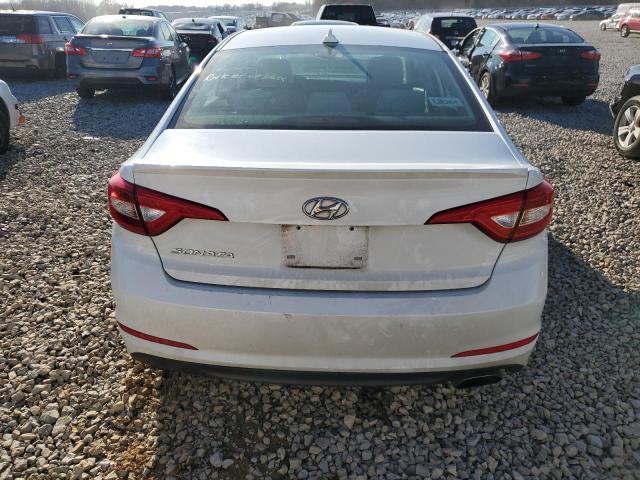 5NPE24AF9GH376087 - 2016 HYUNDAI SONATA SE WHITE photo 6