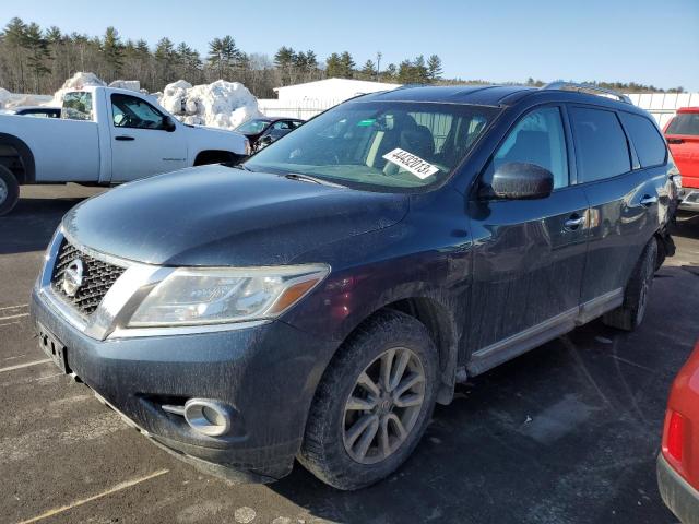 5N1AR2MM3EC649070 - 2014 NISSAN PATHFINDER S 蓝色 照片 1