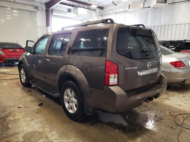 5N1AR18U18C606873 - 2008 NISSAN PATHFINDER S GRAY photo 2