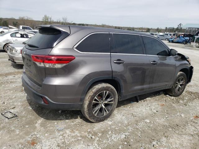 5TDZZRFH0KS297558 - 2019 TOYOTA HIGHLANDER LE GRAY photo 3