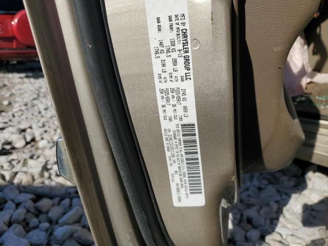 2C4RC1CG1ER111280 - 2014 CHRYSLER TOWN & COU TOURING L TAN photo 13