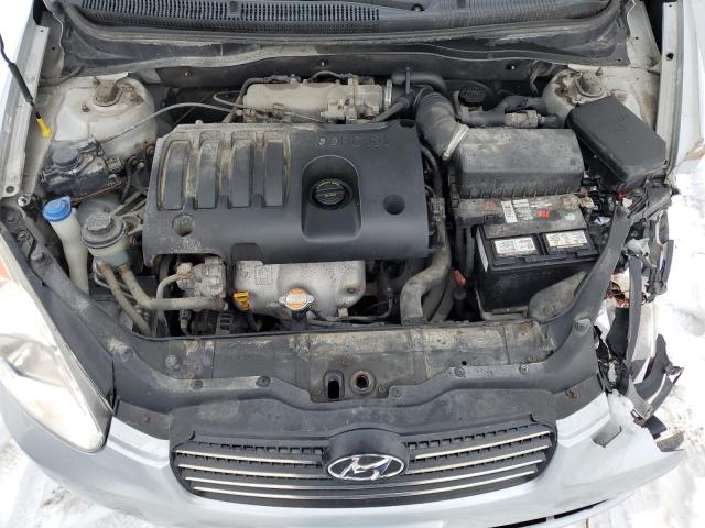 KMHCN4BC5AU411669 - 2010 HYUNDAI ACCENT GLS SILVER photo 11