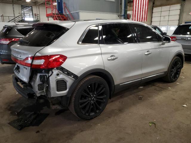 2LMTJ8LP1GBL44897 - 2016 LINCOLN MKX RESERVE Արծաթագույն լուսանկար 3