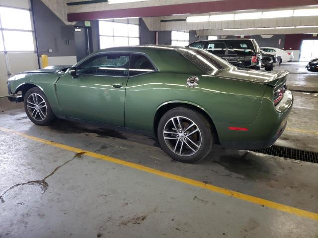 2C3CDZKG0KH737668 - 2019 DODGE CHALLENGER GT GREEN photo 2