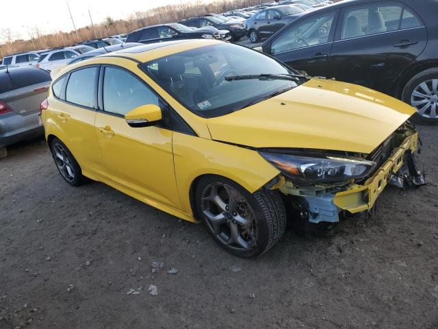 1FADP3L97JL213896 - 2018 FORD FOCUS ST YELLOW photo 4