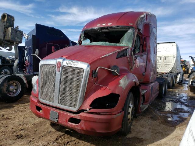 1XKYDP9X7GJ115431 - 2016 KENWORTH CONSTRUCTI T680 MAROON photo 2