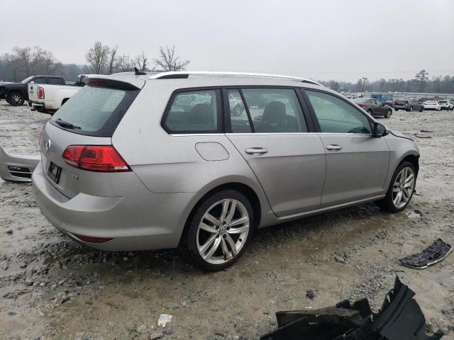 3VWCA7AU5FM516197 - 2015 VOLKSWAGEN GOLF SPORT TDI S GRAY photo 3