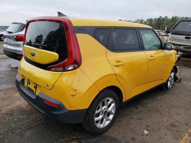 KNDJ23AU5L7050745 - 2020 KIA SOUL LX YELLOW photo 3