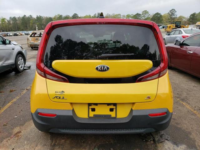 KNDJ23AU5L7050745 - 2020 KIA SOUL LX YELLOW photo 6