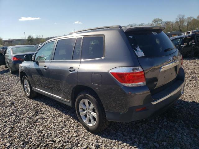 5TDZA3EH5CS017785 - 2012 TOYOTA HIGHLANDER BASE Сұр фото 2