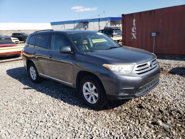 5TDZA3EH5CS017785 - 2012 TOYOTA HIGHLANDER BASE GRAY photo 4