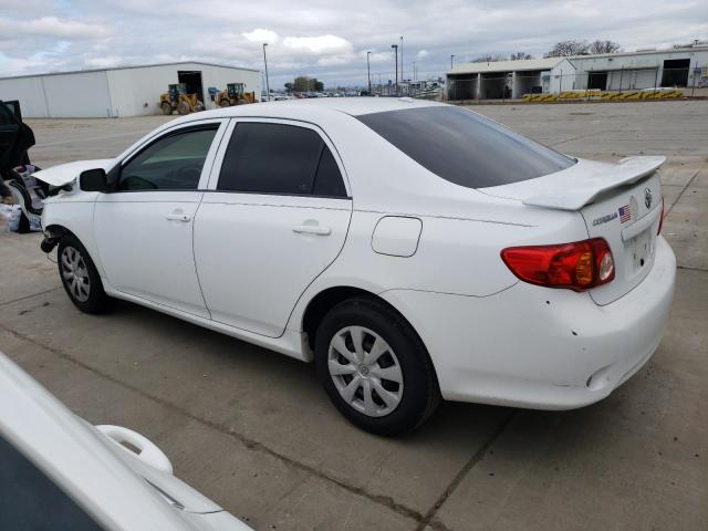 1NXBU4EEXAZ324829 - 2010 TOYOTA COROLLA BASE WHITE photo 2