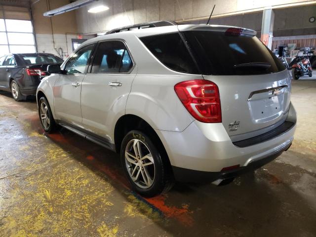 2GNFLGE32G6211741 - 2016 CHEVROLET EQUINOX LTZ SILVER photo 2