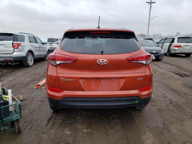 KM8J3CA48GU101929 - 2016 HYUNDAI TUCSON LIMITED ORANGE photo 6