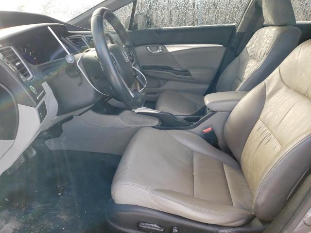 19XFB2F96EE053581 - 2014 HONDA CIVIC EXL GRAY photo 7